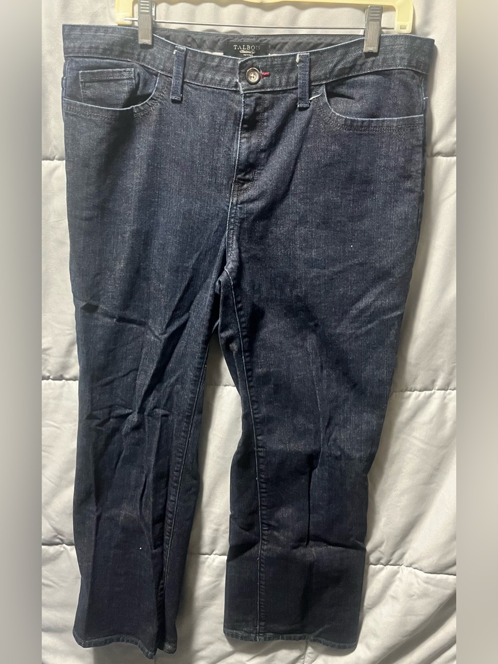 Talbots Jeans Boot Cut Dark Wash Size 14P 14 Petite